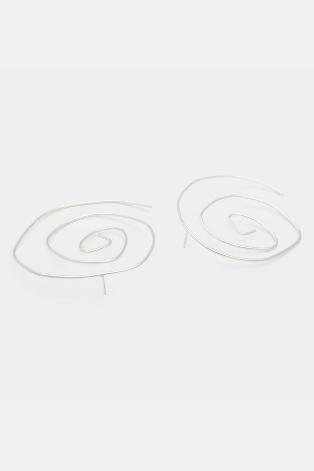 Deux Lions Jewelry Guilia Swirl Hoop Earrings #2