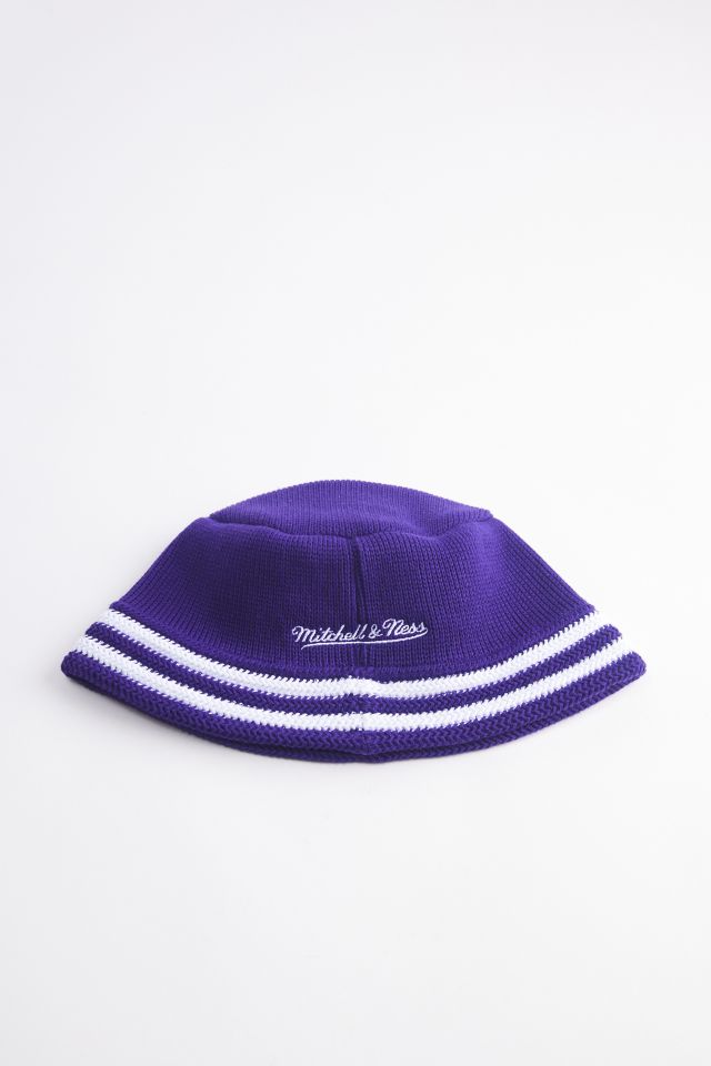 Chapeau cloche en tricot NBA Knucket Los Angeles Lakers Mitchell & Ness #2