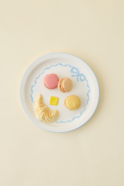 Urban Outfitters Lana Patterned Dinner Plate In Croissant At