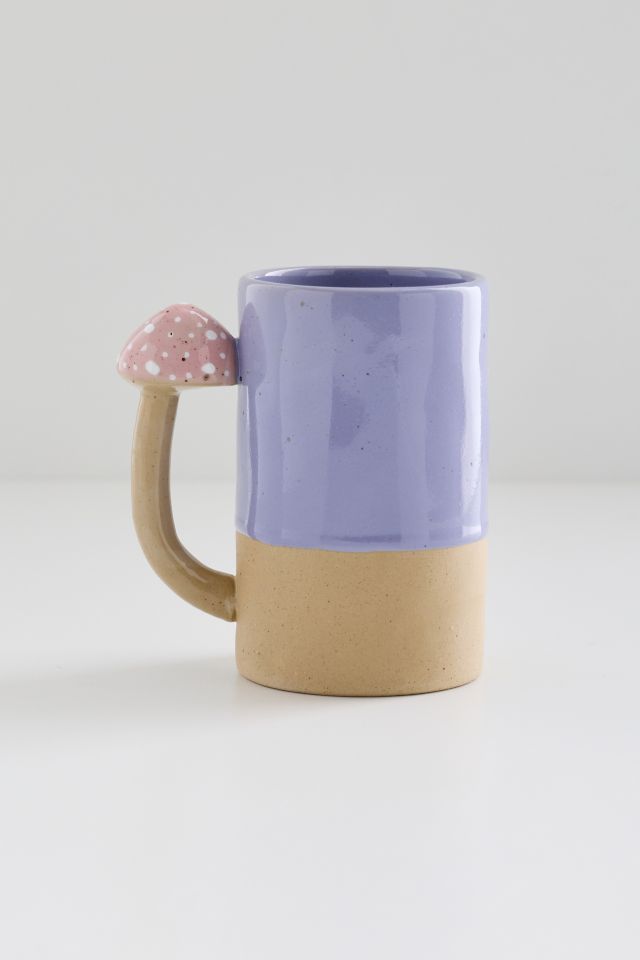 Shroomie Mushroom Handle Ceramic Mug #1