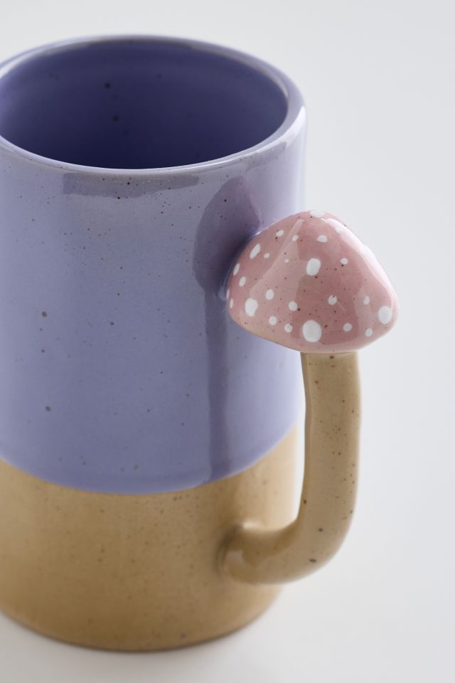 Shroomie Mushroom Handle Ceramic Mug #3