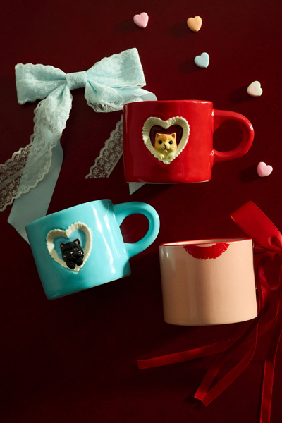 Kitty Cat Ceramic Peekaboo Mug - Thumbnail 4