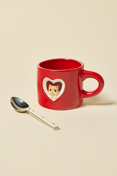 Kitty Cat Ceramic Peekaboo Mug