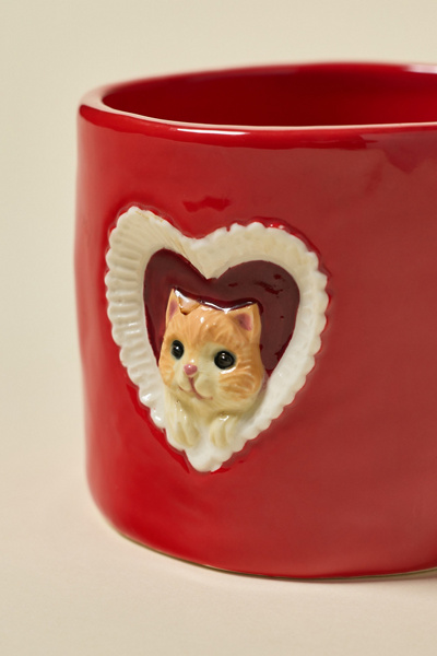 Kitty Cat Ceramic Peekaboo Mug - Thumbnail 3