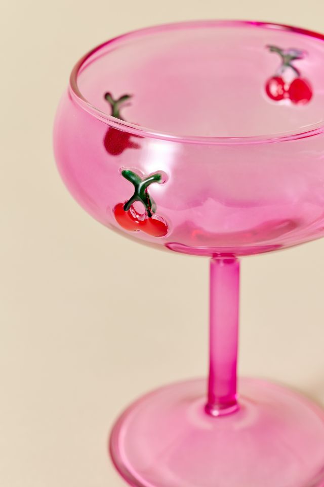 Cherry Icon Coupe Glass #2
