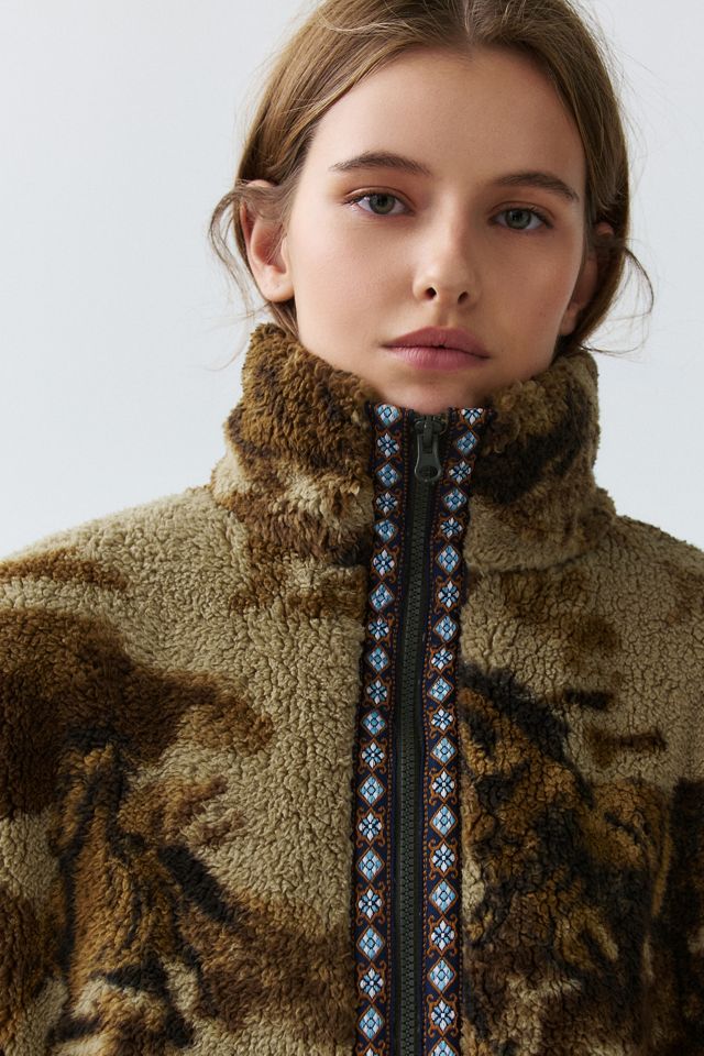 Veste à glissière en molleton imprimé Mae BDG #2