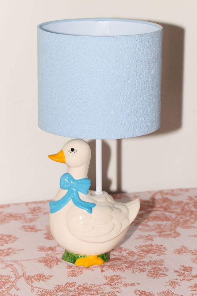 Lampe de Table en Forme d'Oie en Céramique #1