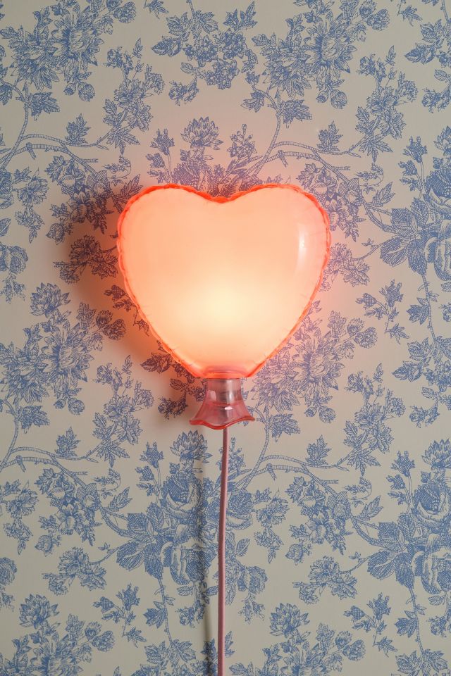 Mylar Heart Balloon Shape Resin Sconce #1