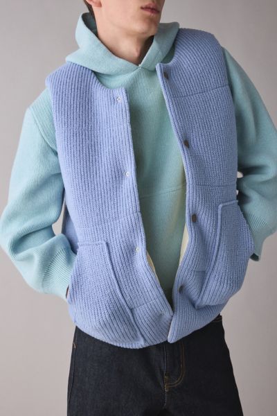 LC23 Puffy Padded Quilted Wool Vest