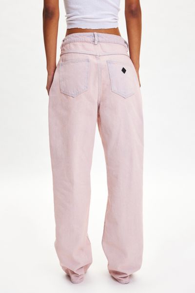 Abrand Carrie Dirty Wash Wide Leg Jean