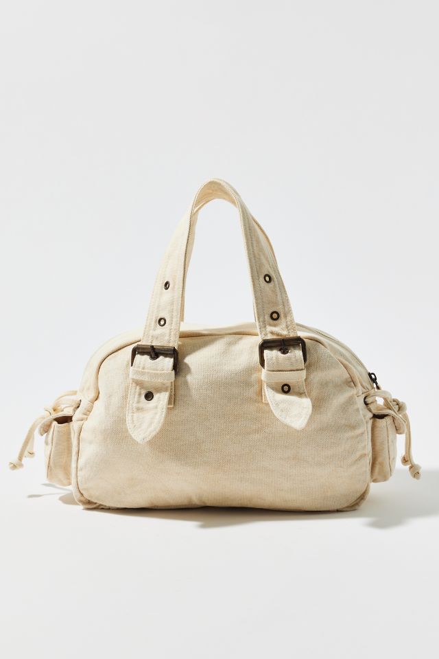 BDG Embroidered Denim Duffle Shoulder Bag #3