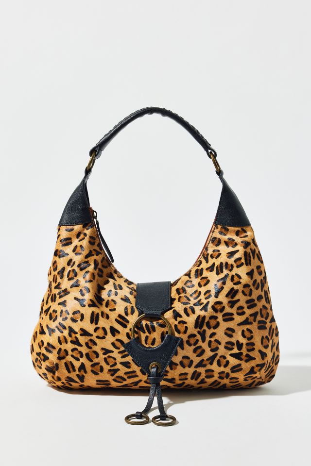 Silence + Noise Cheetah Print Hobo Bag #1