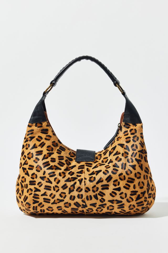 Silence + Noise Cheetah Print Hobo Bag #4