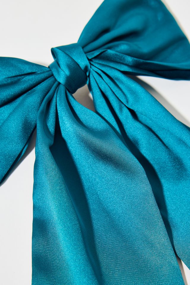 Matte Satin Hair Bow Clip #2