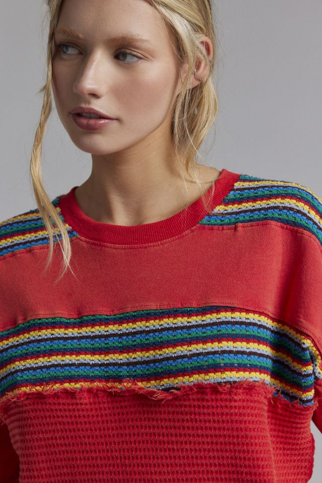 BDG Apollo Oversized Embroidered Long Sleeve Tee #1