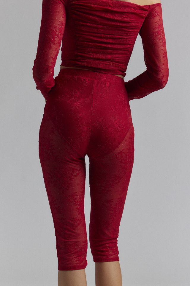 AFRM Gemma Lace Capri Pant #2