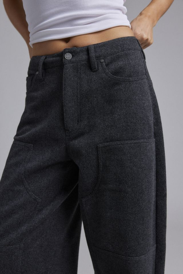 Pantalon Barrel à Taille Haute en Tweed Brianna AFRM #1