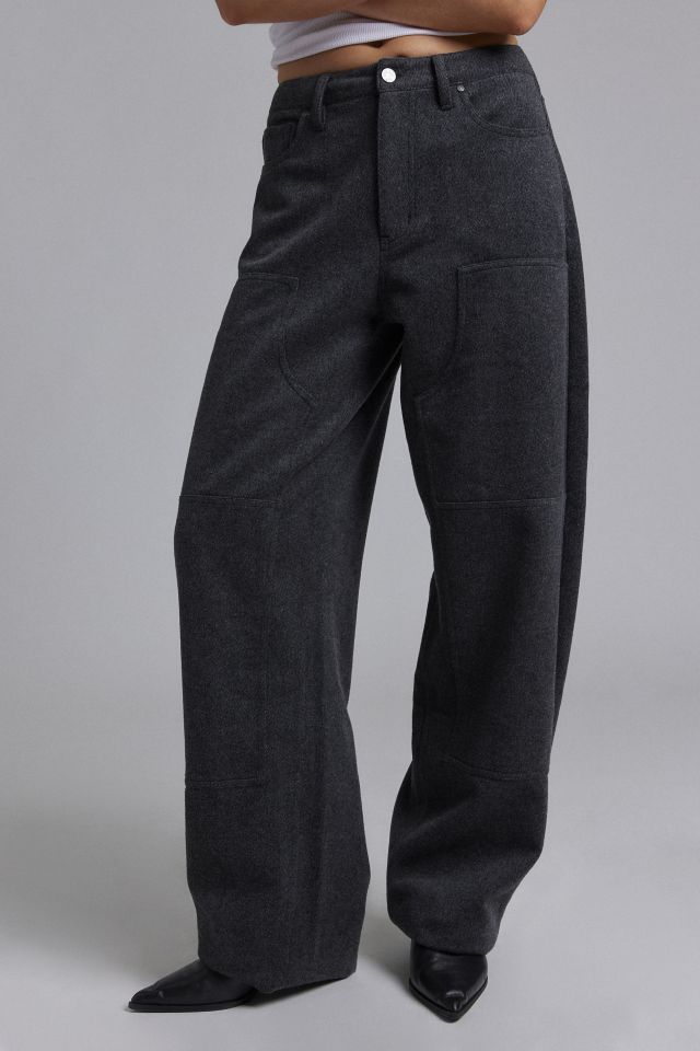 Pantalon Barrel à Taille Haute en Tweed Brianna AFRM #3