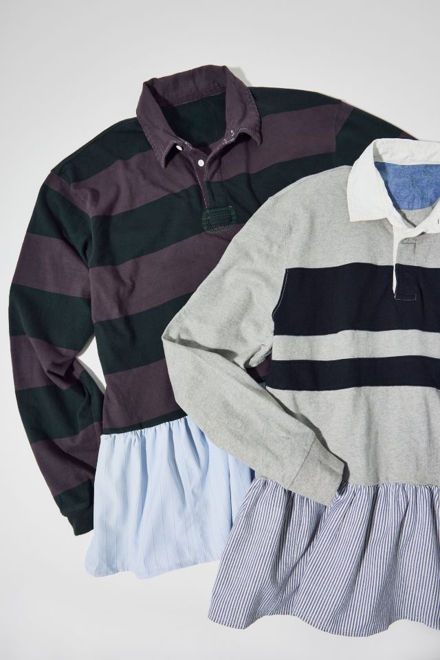 Chemise de Rugby Remade Spliced à Ourlet Volant Urban Renewal #1