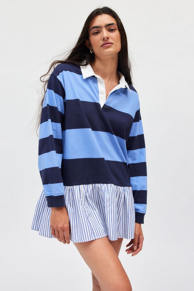 Chemise de Rugby Remade Spliced à Ourlet Volant Urban Renewal #2