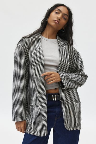 Urban Renewal Vintage Oversized Check Blazer