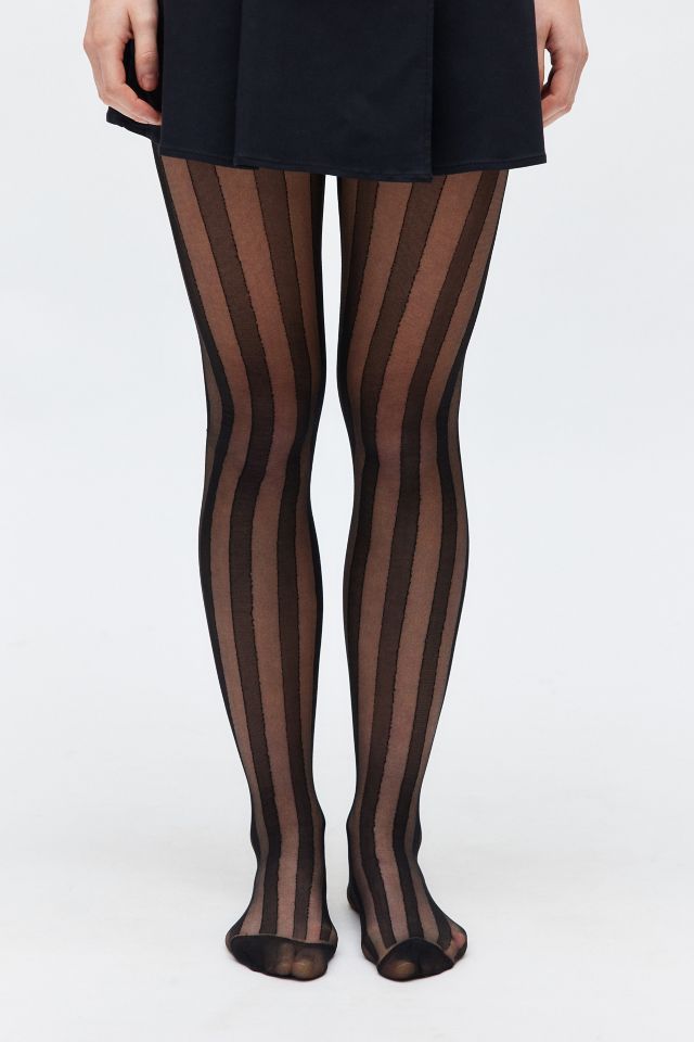 Collants Rayés Transparents #1