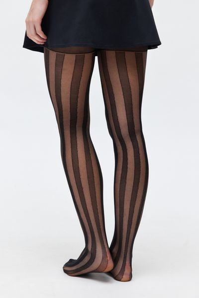 Sheer Striped Tights