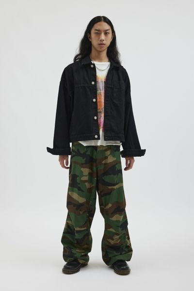 Urban Renewal Vintage Camo Drawstring Wind Pant