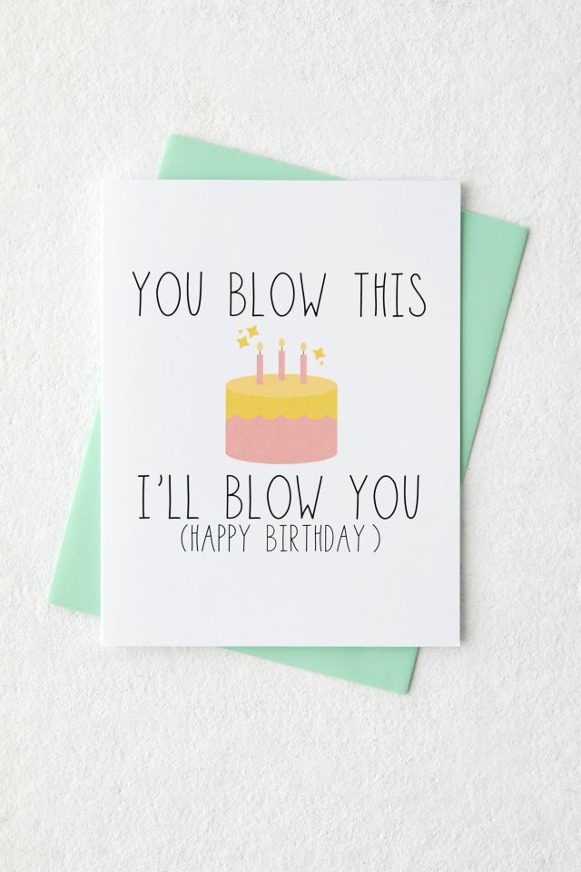 That’s So Andrew You Blow Birthday Card | Urban Outfitters Canada