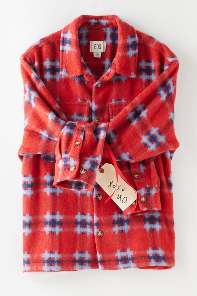 BDG Cabin Plaid Long Sleeve Overshirt #5