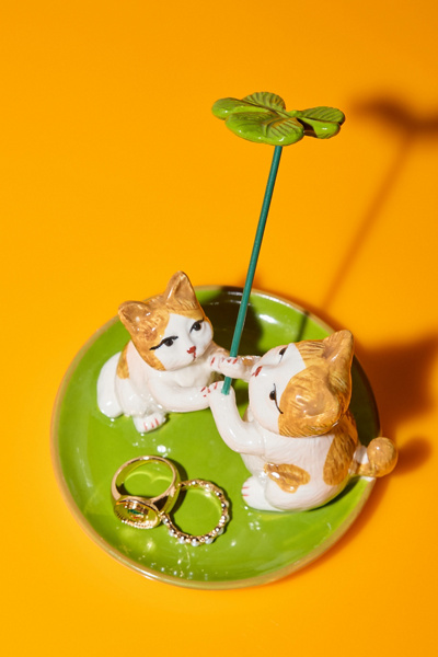 Clover Cats Ring Dish | Urban Outfitters