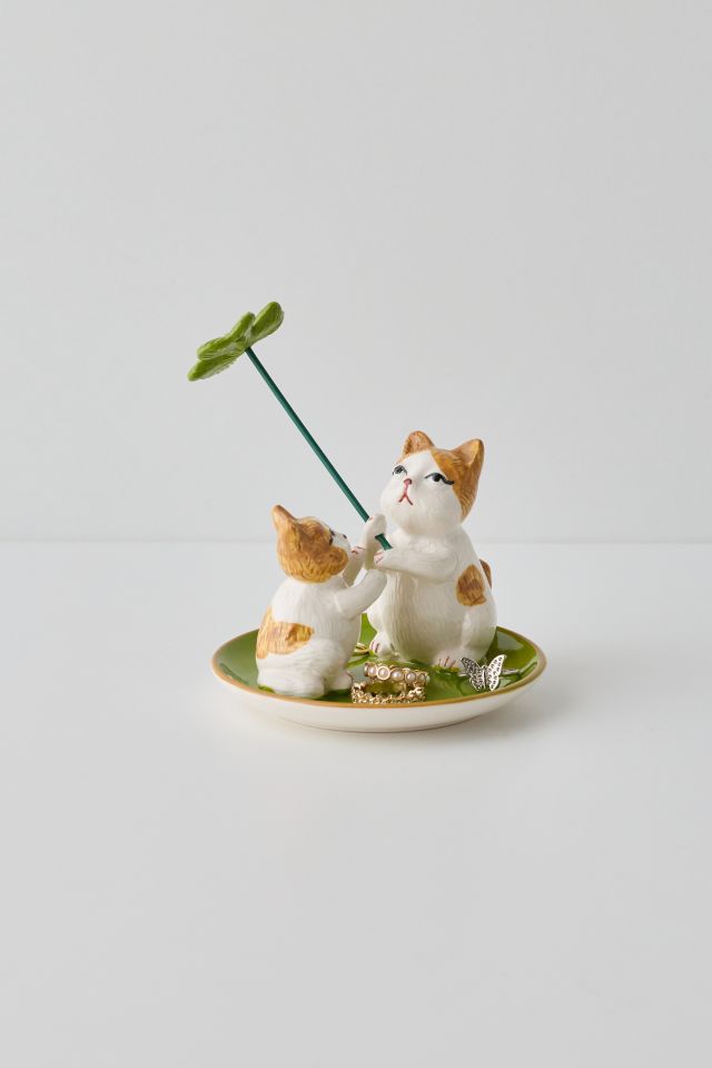 Clover Cats Ring Dish #2