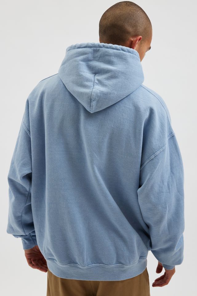 Light blue graphic hoodie on sale