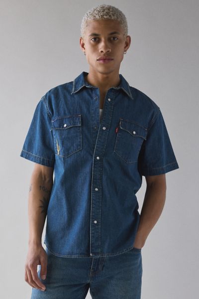 Levi's® Huckleberry Embroidered Denim Shirt