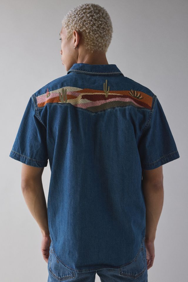 Levi's® Huckleberry Embroidered Denim Shirt #1