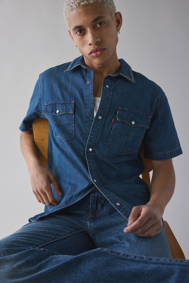 Levi's® Huckleberry Embroidered Denim Shirt #4