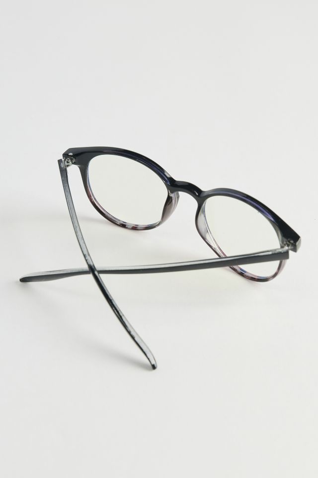Monitor Round Blue Light Glasses #4