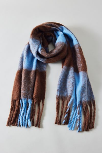 Plaid Woven Oversized Scarf