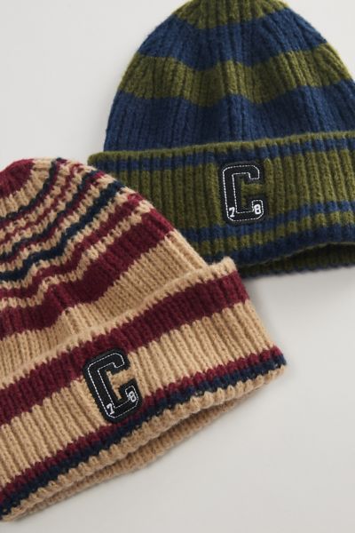 Chaps Stripe Cuffed Beanie