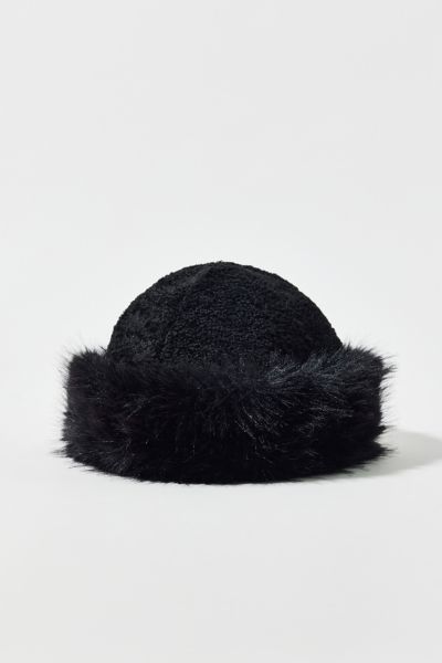 Faux Fur Cuff Fleece Hat