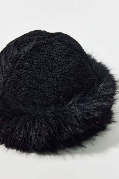 Faux Fur Cuff Fleece Hat