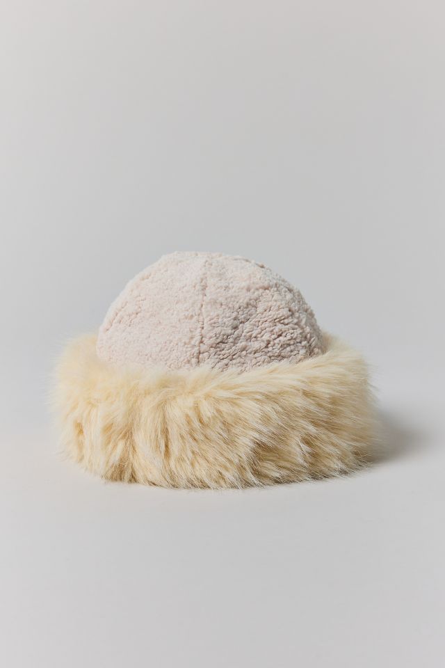 Faux Fur Cuff Fleece Hat #1