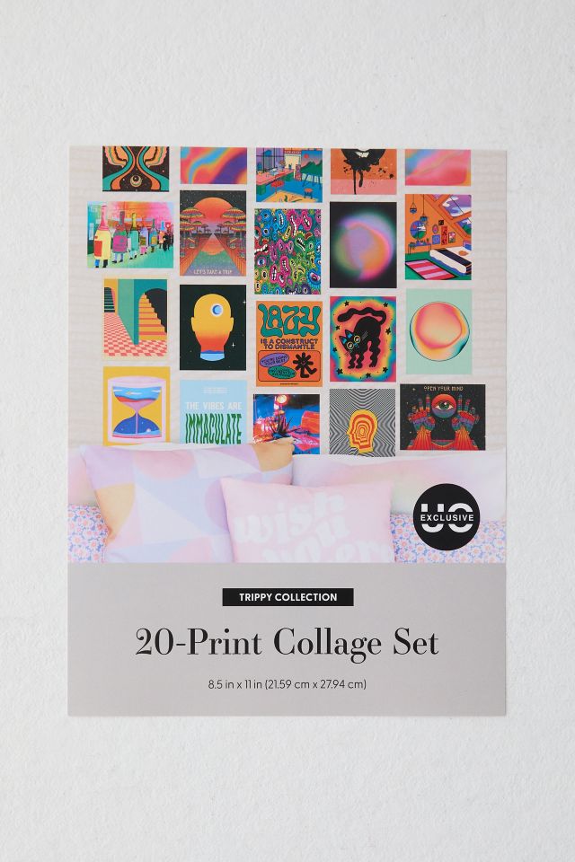 Trippy Art Print Collage Kit #2