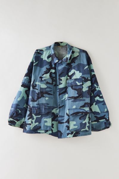 Vintage Camo Shirt Jacket