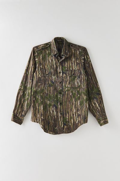 Vintage Camo Shirt Jacket