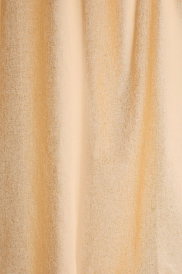 Skinny Tie Top Solid Café Curtain Set | Urban Outfitters