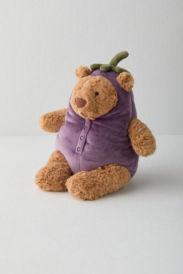 Jellycat Bartholomew Bear Aubergine Plushie #1