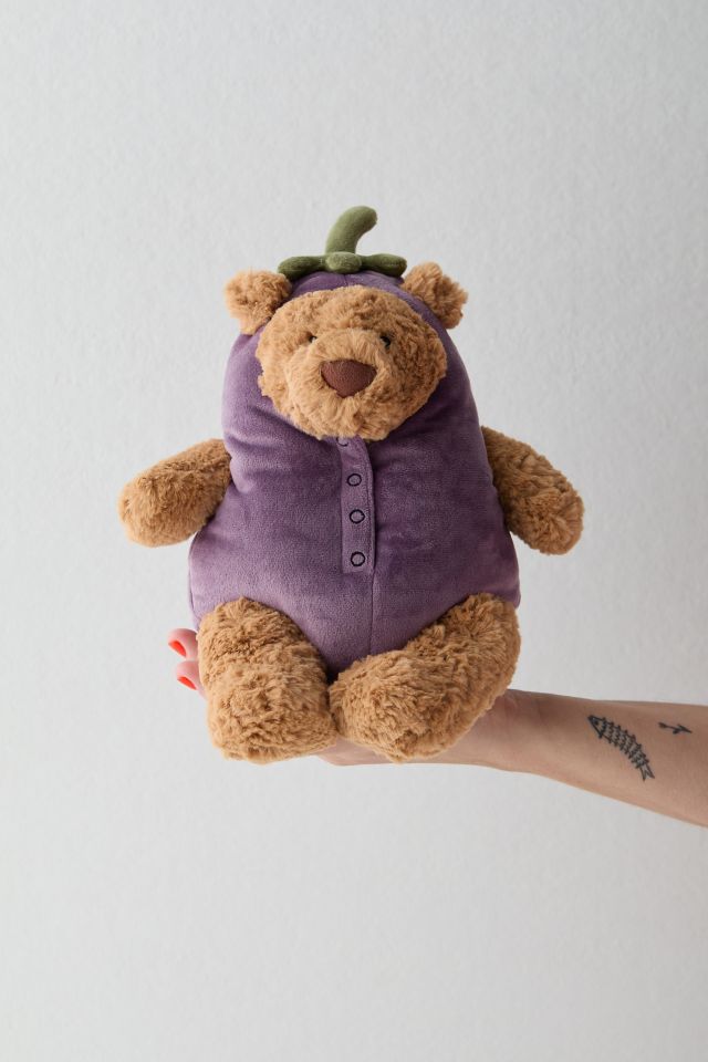 Jellycat Bartholomew Bear Aubergine Plushie #3