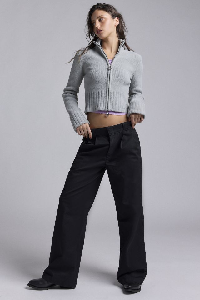 House Of Sunny Chunky Rib Peggy Zip-Up Cardigan #2