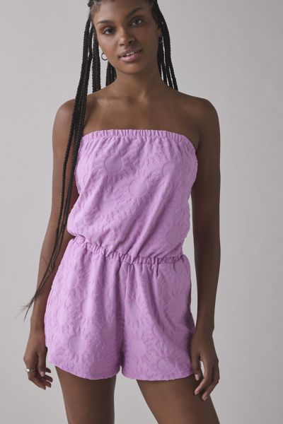 Kate Terry Cloth Strapless Romper